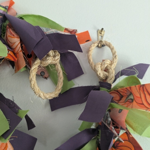 Handmade Halloween Rag Garland - Picture 4 of 4